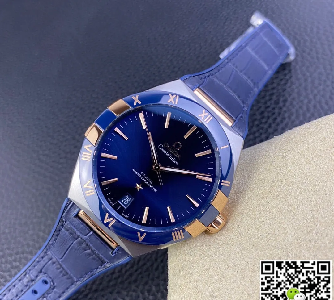 SBF Omega Constellation 131.23.41.21.03.001 VS Factory 1:1 Best Edition Replica Watch Blue Strap